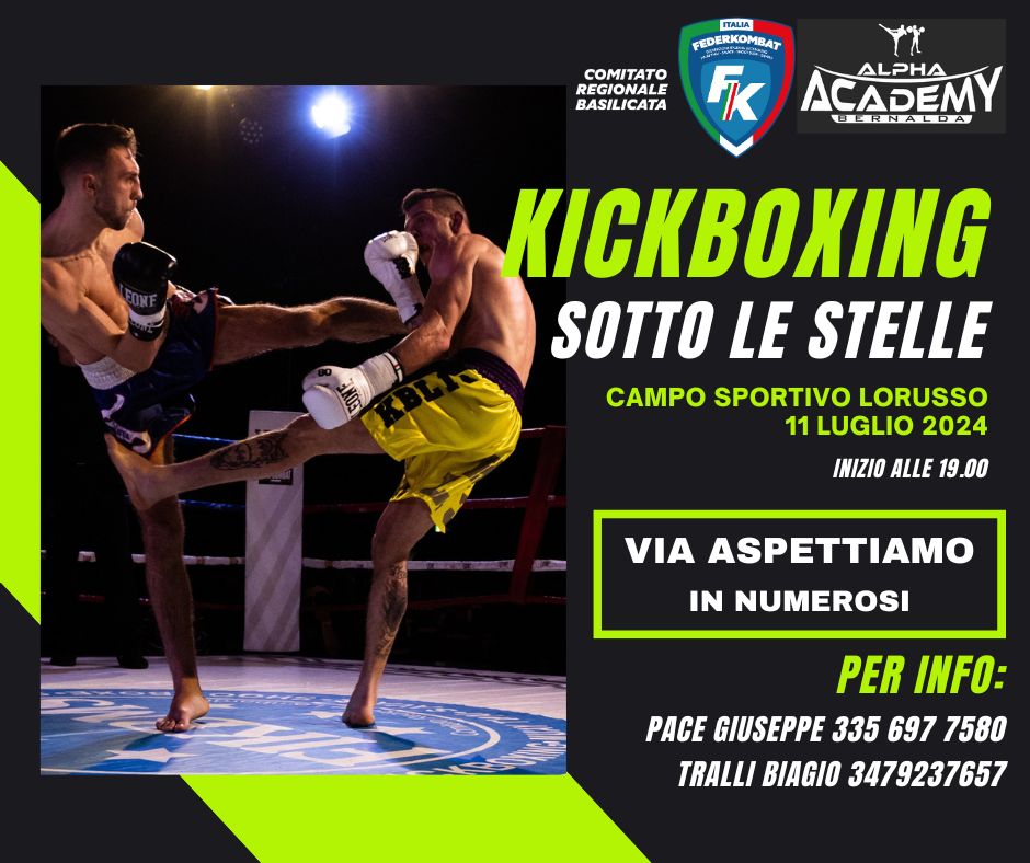 Kickboxing sotto le stelle