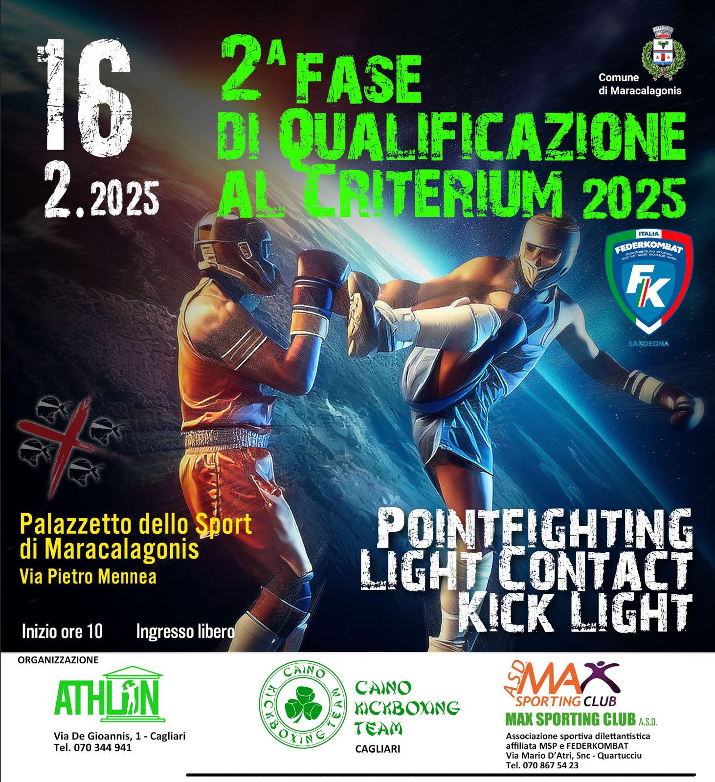 Locandina Seconda Fase regionale Qualificazione Criterium 2025 Sardegna