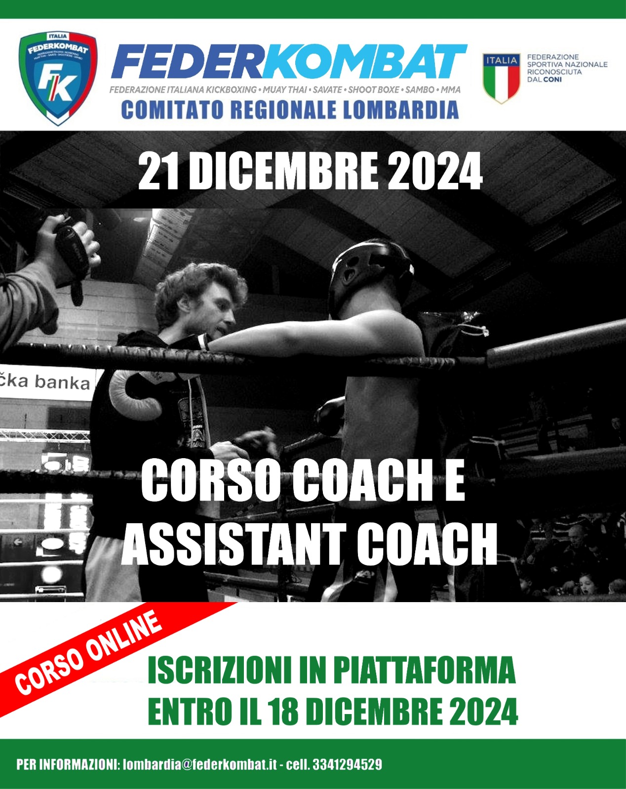 corso coach locandina